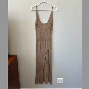 Flook the Label Womens Maxi Coverup Dress with Slit Size Medium